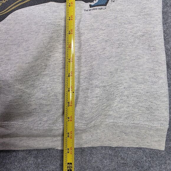 Vintage Jacksonville Jaguars Banned Logo Sweatshirt Men's Size Small Distressed - Picture 9 of 11
